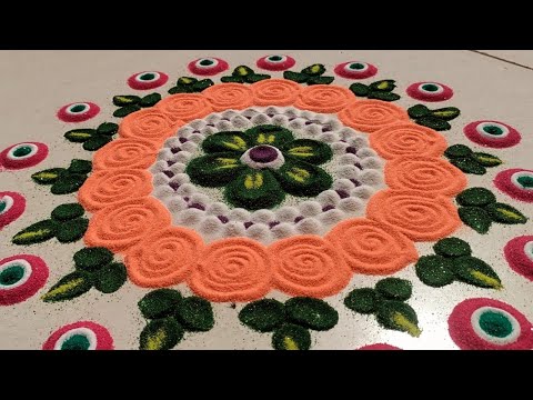 rangoli banane ka