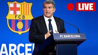 🔴 LIVESTREAM: JOAN LAPORTA'S PRESS CONFERENCE