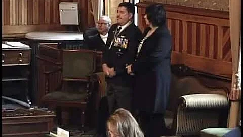Fred and Janice Doucette Introduced to NB Legislat...