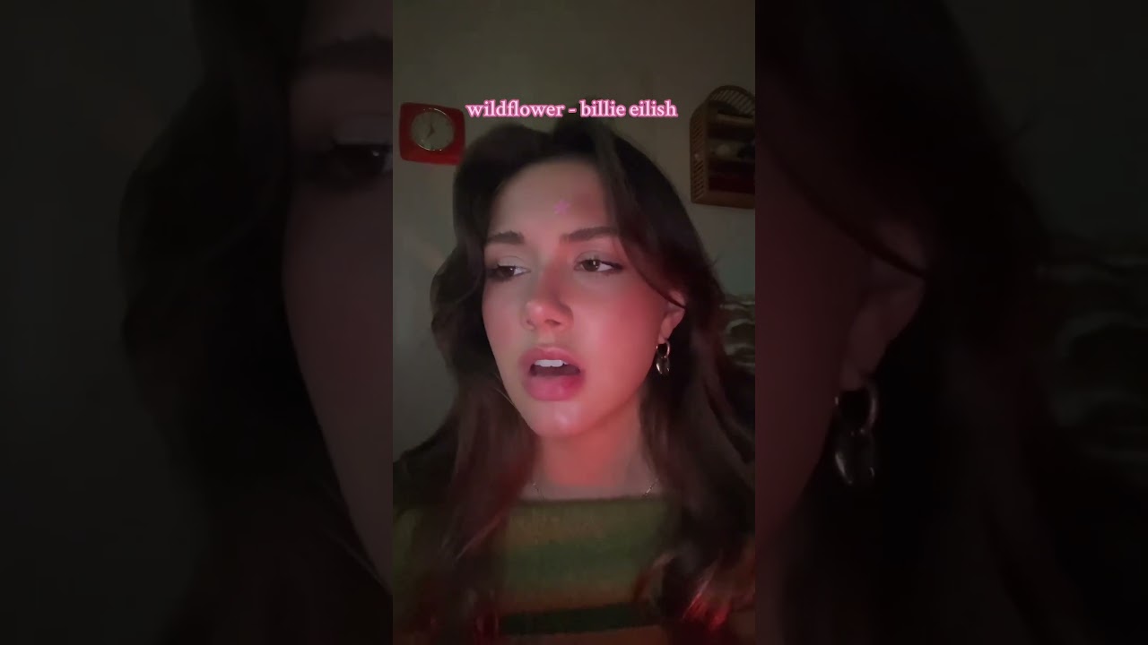 wildflower - billie eilish cover ruined by a sneeze 🔥