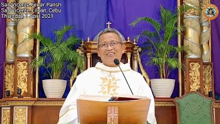 Misa sa Huwebes Santo ni Fr. Ciano sa SVFP, 4/1/2021.