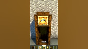 Minecraft: Grandfather Clock Tutorial! | #shorts