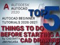 AUTOCAD 2021 - Top 5 Important Fundamentals before you start Autocad