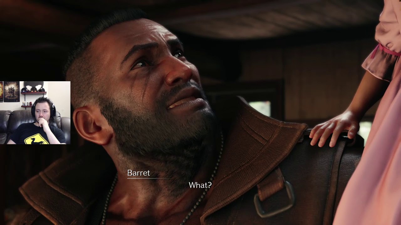 Final Fantasy VII Remake Playthrough Part 42.. Barrett and Marlene scene.. Tears of joy YouTube