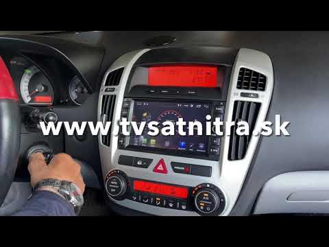 Кия сид как снять магнитолу Removal perfect radio Kia Ceed 2008 - Android system whit GPS - YouTube