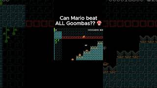 Can Mario Beat All Goombas in Super Mario Maker 2 #mario #nintendoswitch #nintendo