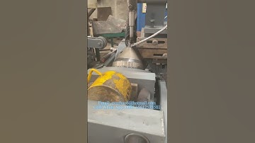 Spiral Blade Production Process, Flight Forming Machine #augermachine #screwflight #auger #helix
