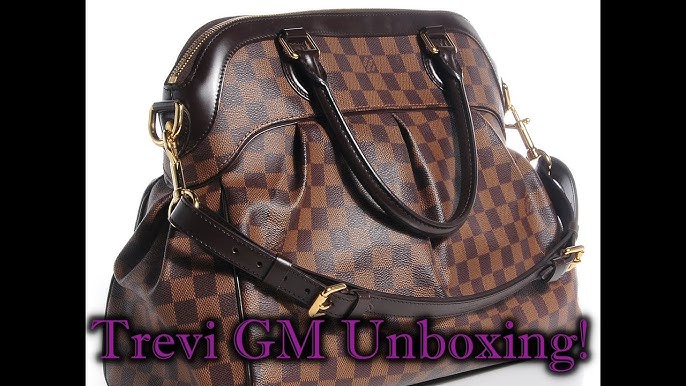 Louis Vuitton Trevi Damier Ebene Gm 2way 868992 Brown Coated