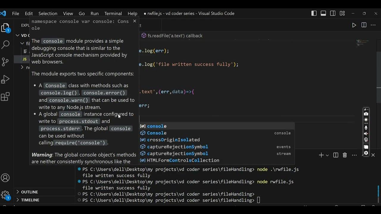 reading and writing file file handling part 3 - YouTube