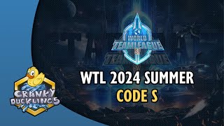 [P1] #WTL 2024 Summer: Code S - Playoffs Day 1 with @Light_VIP &amp; @dylantay6970 | Team League