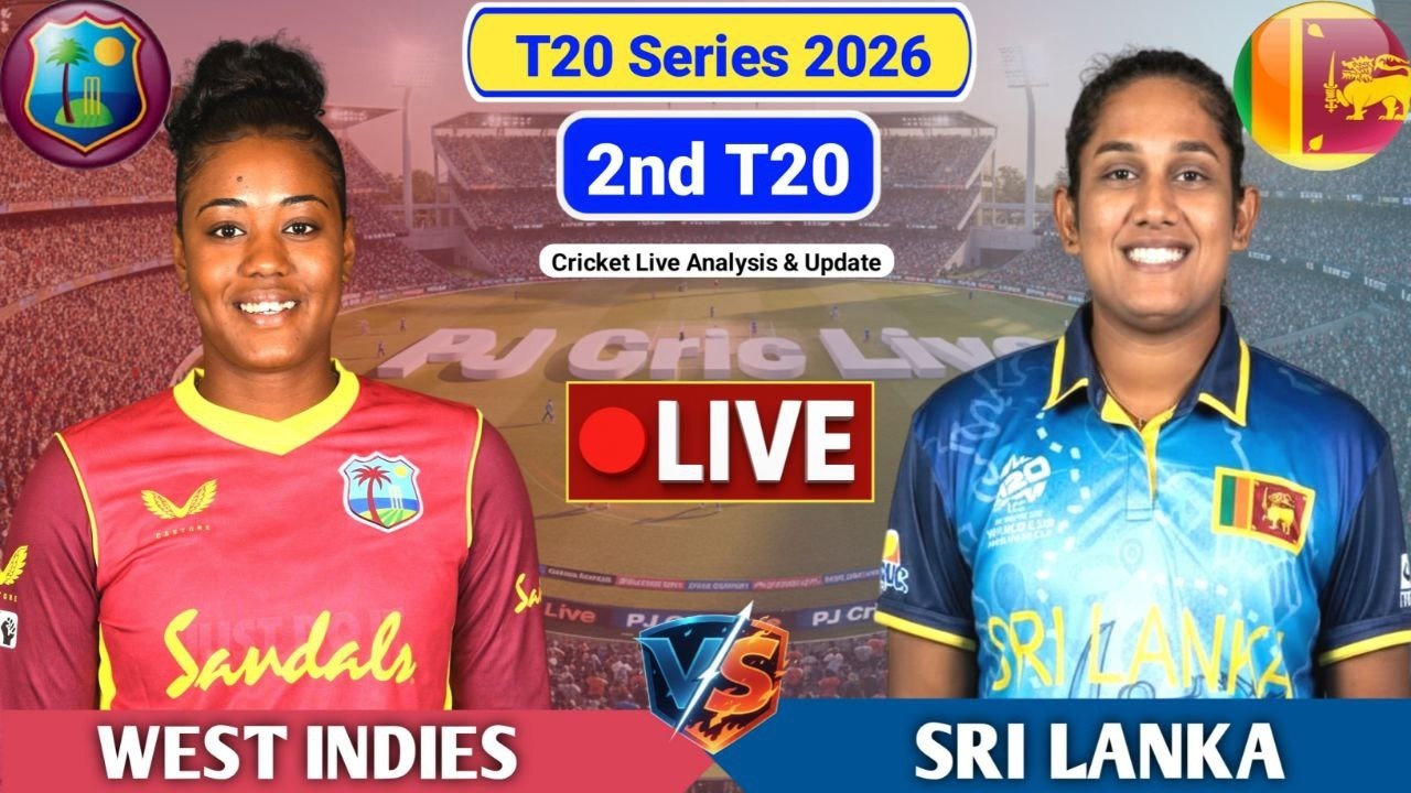 West Indies W Vs Sri Lanka 2nd T20 Match | Live Score Analysis & Discussion | WIW vs SLW T20 Live