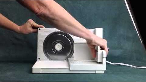 Krups food slicer demo