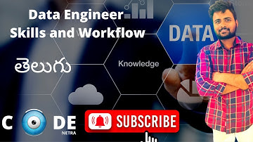 Data Engineer Skills and work flow (Telugu) | codenetra | Data Science