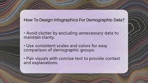 How To Design Infographics For Demographic Data? - Demographic Data Answers