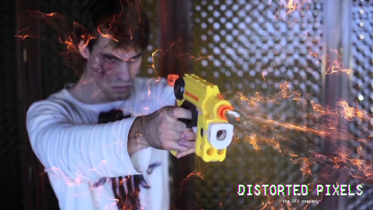 DISTORTED PIXELS VFX | Sci-fi weapon in action!