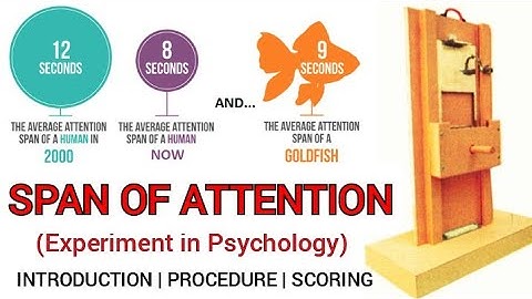 Span of Attention | Experiment in Psychology | IGNOU MA Psychology Practical