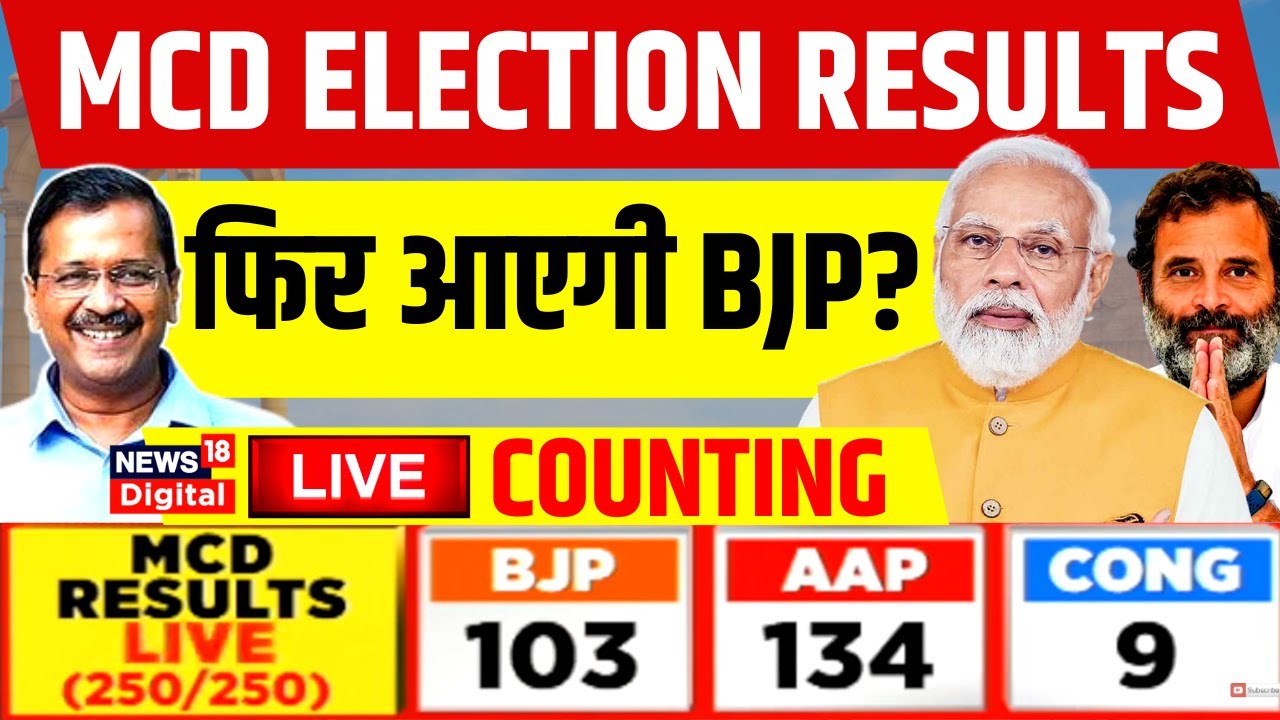 Delhi MCD Election Results Live Updates | BJP | AAP | Congress | Arvind ...