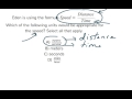 Understanding Speed and Units