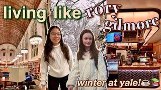 LIVING LIKE RORY GILMORE FOR A DAY AT YALE UNIVERSITY *winter edition*