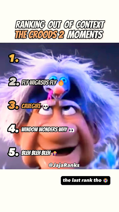 Ranking The Croods 2 Best Moments😭