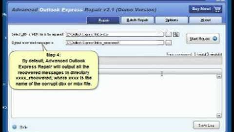 Outlook Express E-mails Restore from corrupt dbx files and mbx files