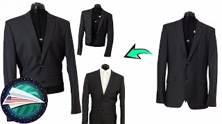 Jacket / Upcycled Suit Jacket | Upcycling &amp; Refreshing old Clothes | Easy Sewing for Beginners