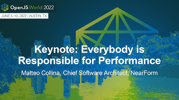 Keynote: Everybody is Responsible for Performance - Matteo Collina