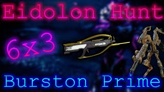 Solo 6x3 | Burston Prime | RTA 8:02.593 | Warframe Eidolons