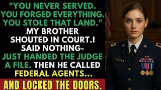 My Brother Sued Me for Faking My Service Record — Then Federal Agents Walked Into the Courtroom