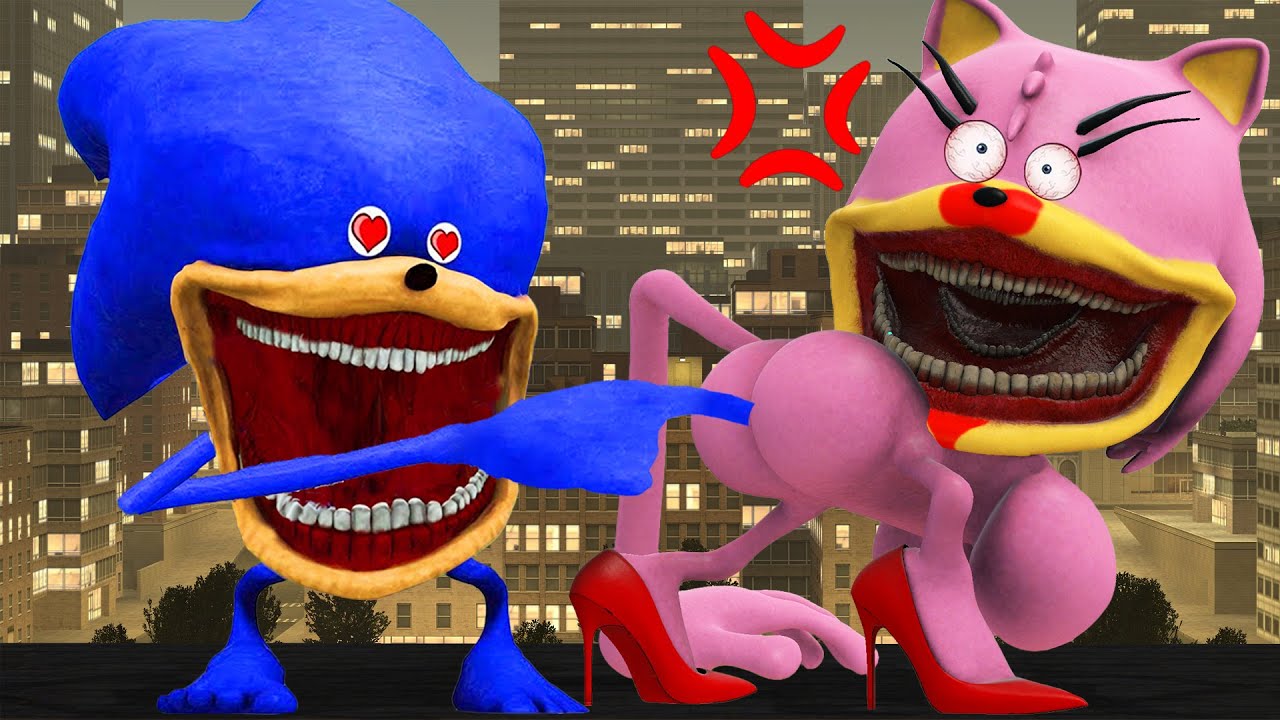 NEW SHIN SONIC TAPE VS SHIN SONIC AMY, TAIL TAPES  Which One REIGNS SUPREME in Garry's Mod!
