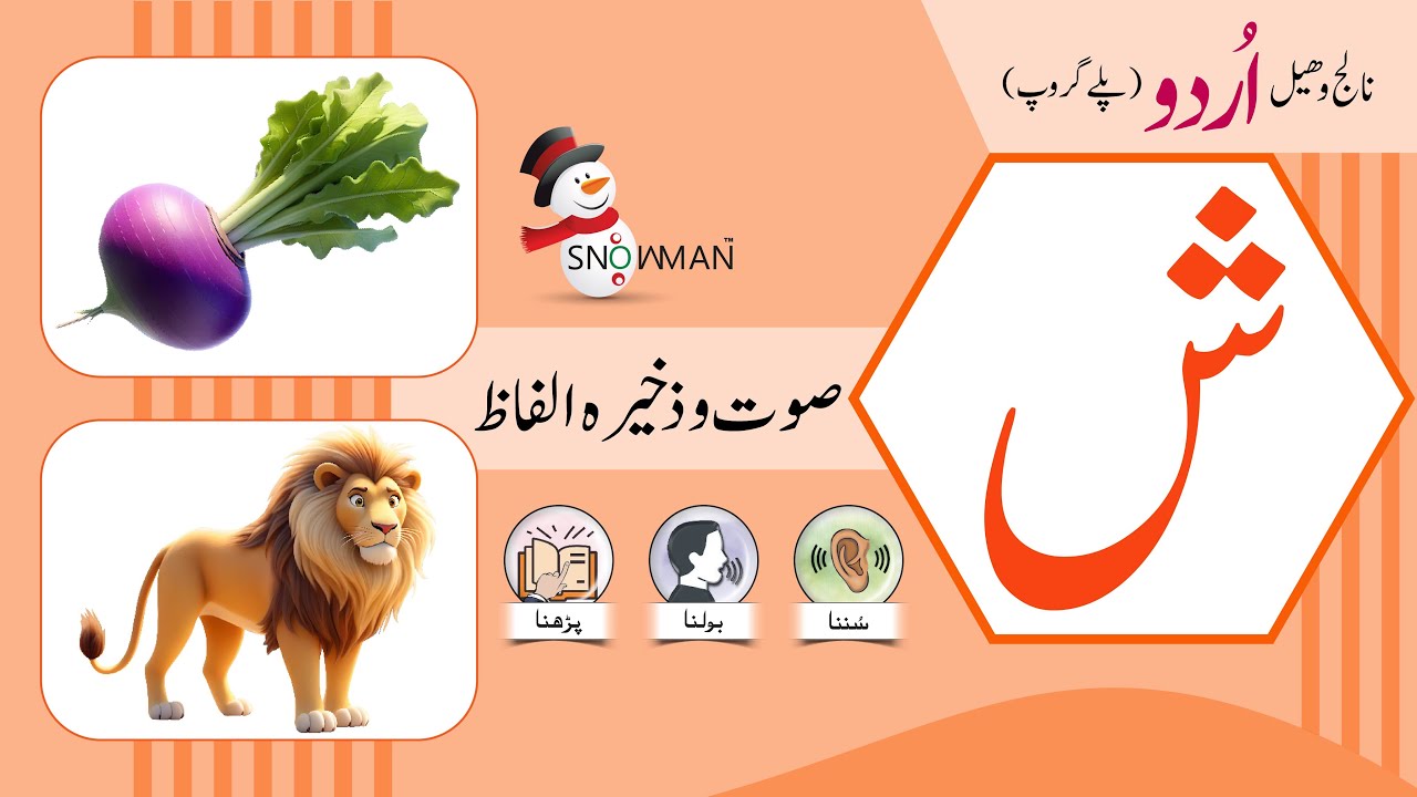 Letter Sheen (ش) Vocabulary and Sound Building | ش کی پہچان اور الفاظ ...