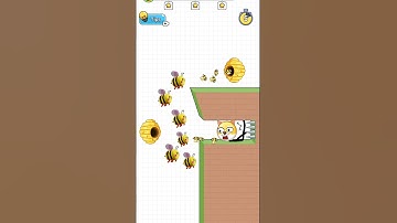 Saving the dog from the  bees with line  #shortvideo #savethedog