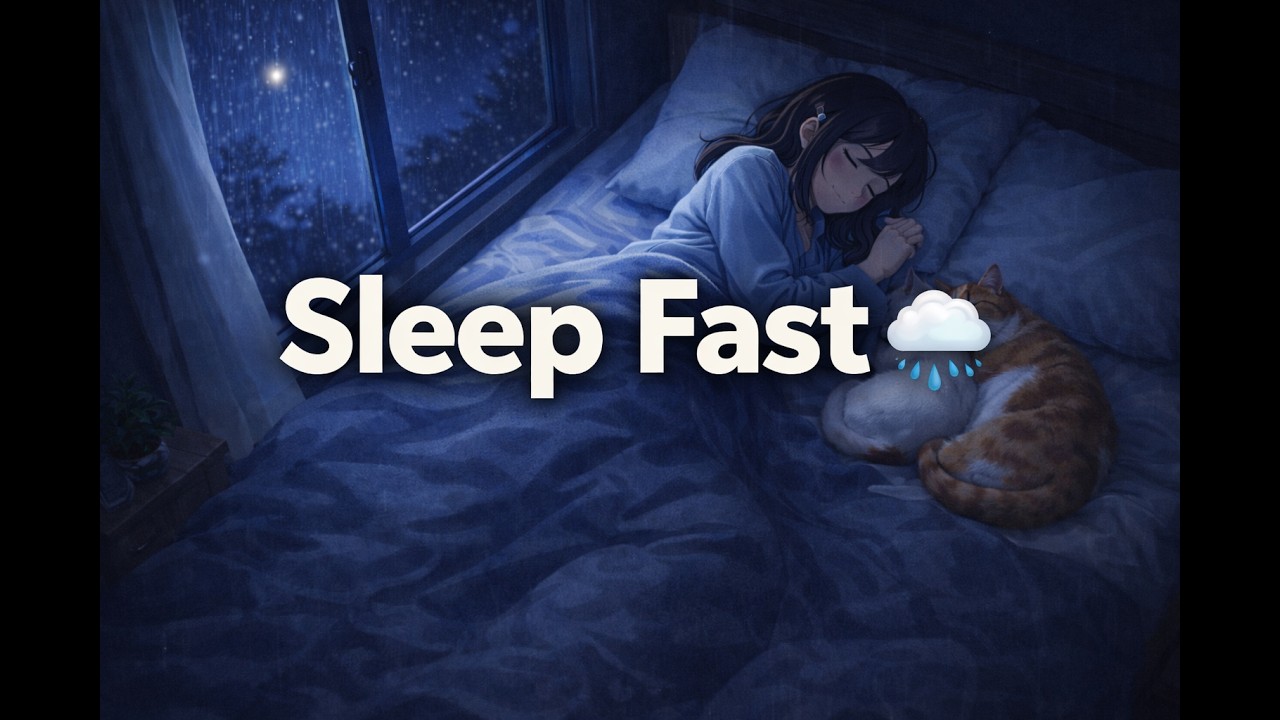 8 Hours Rain Sounds for Sleep 🌧️ Deep Sleep, Relaxing Rain Ambience ...
