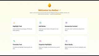 Amber - Highlight, Annotate, Summarize & Translate