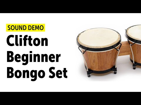 Clifton | Beginner Bongo Set | Sound Demo