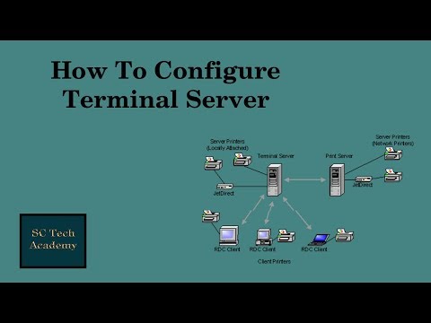 Vídeo: Com Configurar Un Servidor De Terminal