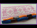 Kutch Work Border Embroidery 🪡🪡 Very Easy To Learn For Beginners 