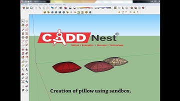 Creation of pillow by sandbox