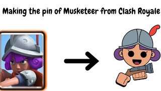 Making the Musketeer Pin . Clash Royale Making the Musketeer Pin . Clash Royale