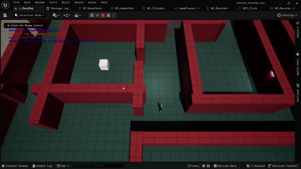 Первые механики в игре Grasp of Dread