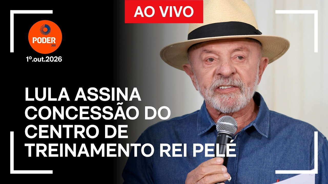 Ao vivo: Lula assina concessão do Centro de Treinamento Rei Pelé