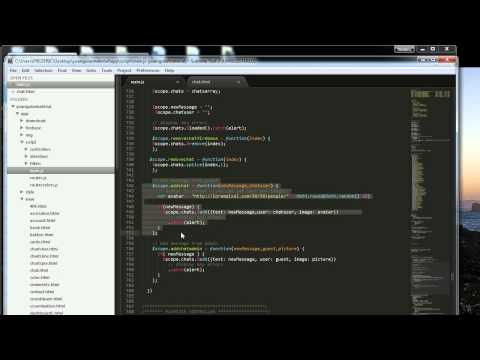 kreanoo - Themes Kolors - Chat system with login authentification - Firebase