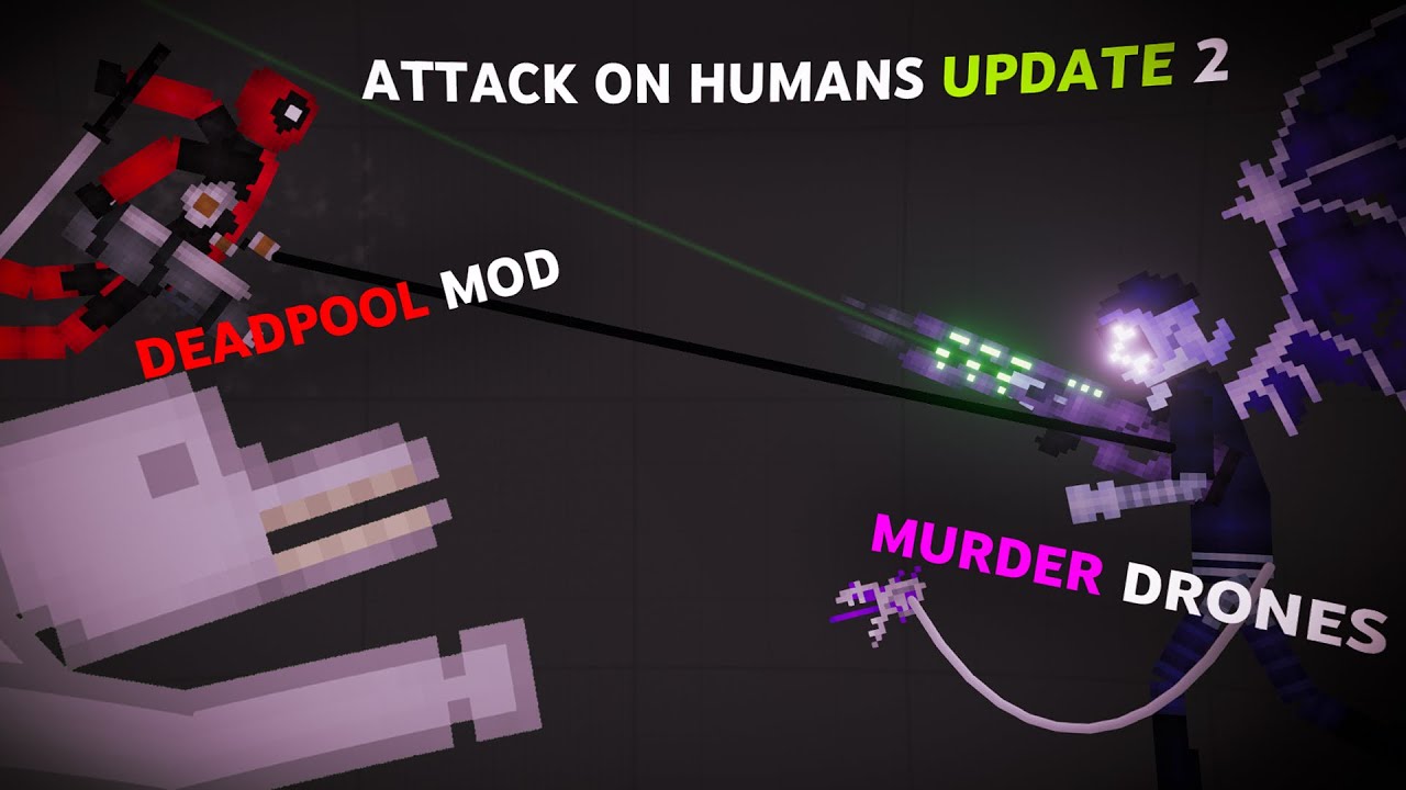 Attack On Humans. People Playground Mod. 