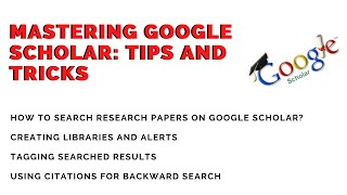 How to use and find Research Papers on Google Scholar? 10 Tips for Mastering Google Scholar