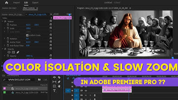 Color Isolation & Slow Zoom in Adobe Premiere Pro