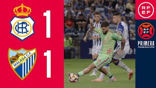 Resumen #PrimeraFederación | RC Recreativo de Huelva 1-1 Málaga CF | Jornada 7, Grupo 2