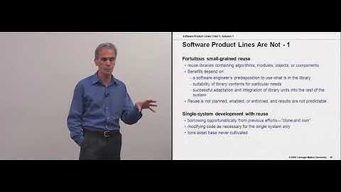 Module 2  Software Product Lines Fundamentals: Basic Ideas and Terms – Lecture 2 of 4
