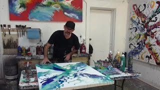 Free Abstract Art Lesson 2 Demos Creating Artworks for Beginners TV Show image