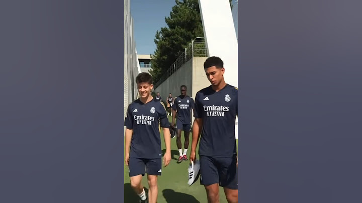 Jude Bellingham and Arda Güler First Real Madrid training session.