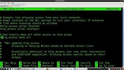 tutorial install and configuration proxy server(transparent mode) in debian 9 desktop